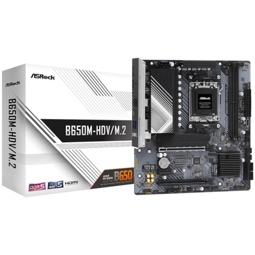 ASRock B650M-HDV/M.2 AMD Ryzen 7000 / 8000 / 9000 series Socket AM5 mATX motherboard