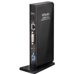 Club 3D USB 3.0 Dual DisplayPort Docking Station Club 3D USB 3.0 Dual DisplayPort Docking Station