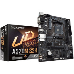 Gigabyte A520M S2H A520 Chipset AMD Ryzen AM4 Socket Motherboard Gigabyte A520M S2H A520 Chipset AMD Ryzen AM4 Socket Motherboard