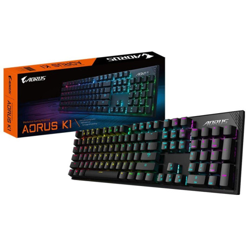 Gigabyte Aorus K1 RGB Vengeance Performance FPS mechanical Aluminum Gaming Keyboard