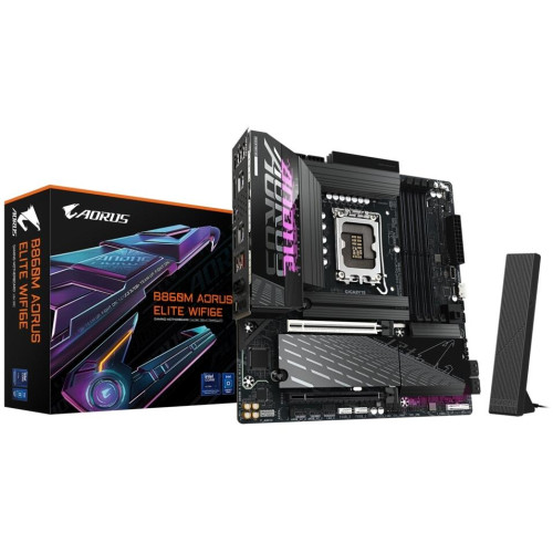 Gigabyte B860M Aorus Elite Wi-Fi Intel Core Ultra Socket LGA 1851 mATX Motherboard