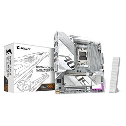 Gigabyte B850M Aorus ELITE WiFi 6E Ice AMD B850 Chipset Ryzen AM5 Socket Micro ATX Motherboard with WiFi