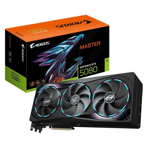Gigabyte GeForce RTX 5080 Aorus Master 16G 16GB GDDR7 256-bit Graphics Card