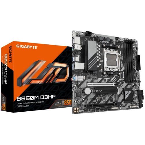 Gigabyte AMD B850M D3HPT AMD Ryzen 7000 / 8000 / 9000 Series Socket AM5 mATX Motherboard