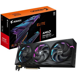 Gigabyte Aorus AMD Radeon RX 9070 XT Elite 16GB PCI-e 5.0 x16 Graphics card, DP, HDMI Gigabyte Aorus AMD Radeon RX 9070 XT Elite 16GB PCI-e 5.0 x16 Graphics card, DP, HDMI
