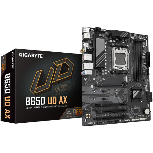 Gigabyte B650 Eagle UD AX AMD Ryzen 7000 / 8000 / 9000 Series Socket AM5 ATX Motherboard Gigabyte B650 Eagle UD AX AMD Ryzen 7000 / 8000 / 9000 Series Socket AM5 ATX Motherboard