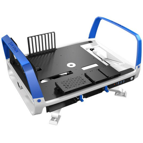 In-Win X-Frame 2.0 White & Blue E-ATX Open Frame Chassis