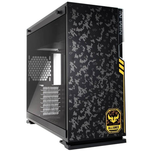 In Win ci698 101 Tuf Gaming Edition ATX Mid Tower Chassis with RGB led, front panel & side window
