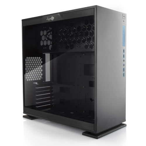 In Win cf06 303 mid tower chassis - blacK + Asus rog edition, No PSU