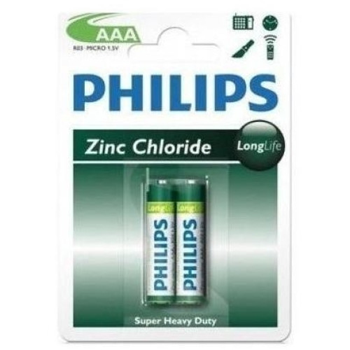 Philips Longlife battery AAA 2 pack Philips Longlife battery AAA 2 pack