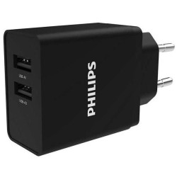 Philips Dlp2610/12 3.1a 15.5w Ultra Fast Dual Wall Charger Philips Dlp2610/12 3.1a 15.5w Ultra Fast Dual Wall Charger