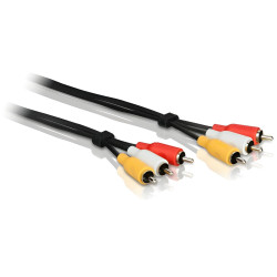Philips 100 Series 1.5m 3RCA - 3RCA Composite A/V cable