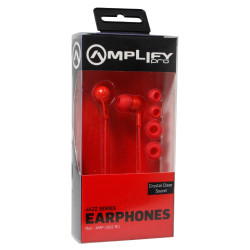 Amplify Pro Jazz series in-ear earphones, Red