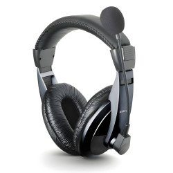Astrum HS120 Headset + Mic Leather Cups 40mm Driver