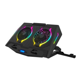 Astrum LCP172 17" Laptop Cooling Pad with 2 x 120mm Fan RGB 6 Level Astrum LCP172 17" Laptop Cooling Pad with 2 x 120mm Fan RGB 6 Level