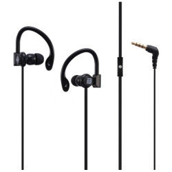 Bounce Break series Black hook-on earphones Bounce Break series Black hook-on earphones