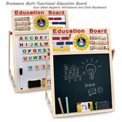 Brainware Multi functional Education board - wooden Frame and stand
