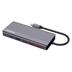 Canyon DS-16 Grey 4k 13 Port USB-C Hub Canyon DS-16 Grey 4k 13 Port USB-C Hub