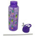 Casey FlipTop 1 Litre Plastic Water Bottle with Drinking Spout - Purple Casey FlipTop 1 Litre Plastic Water Bottle with Drinking Spout - Purple