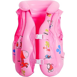 Casey Pink Kids Medium Inflatable Swimming Vest