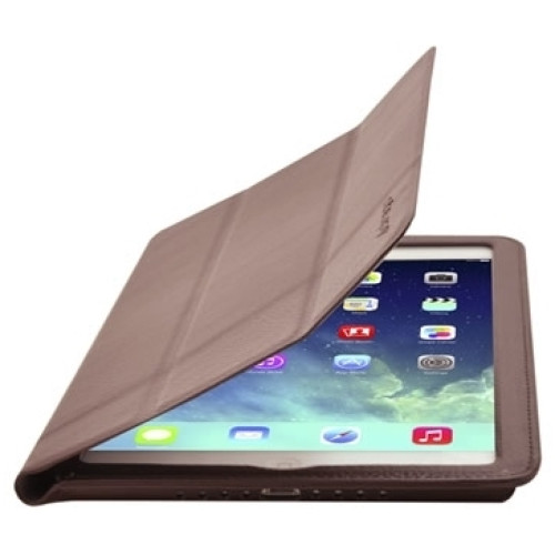 Cirago iPad Air Leather Slim-Fit 3-Fold Grame Suede Lining - Brown Cirago iPad Air Leather Slim-Fit 3-Fold Grame Suede Lining - Brown