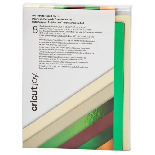 Cricut Insert Cards Foil Cameron R20 (10, 8 Cm X 14 Cm) 8-Pack Cricut Insert Cards Foil Cameron R20 (10, 8 Cm X 14 Cm) 8-Pack