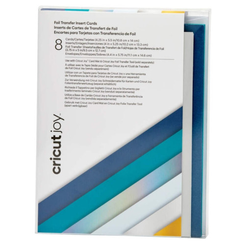 Cricut Insert Cards Foil Blue Lagoon R20 (10, 8 Cm X 14 Cm) 8-Pack Cricut Insert Cards Foil Blue Lagoon R20 (10, 8 Cm X 14 Cm) 8-Pack