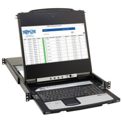 Eaton B030-DP08-17D 8-Port 1U Rack-Mount NetDirector DisplayPort KVM Switch Console with 17" LCD Eaton B030-DP08-17D 8-Port 1U Rack-Mount NetDirector DisplayPort KVM Switch Console with 17" LCD