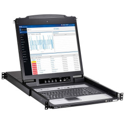 Eaton Tripp Lite series NetDirector 16-Port 1U Rack-Mount Console IP KVM Switch with 19" LCD Eaton Tripp Lite series NetDirector 16-Port 1U Rack-Mount Console IP KVM Switch with 19" LCD