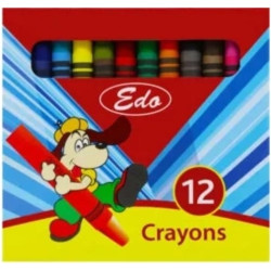 Edo Wax Crayons 8mm - pack of 12 Edo Wax Crayons 8mm - pack of 12