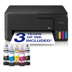 Epson EcoTank Home L3351 A4 Colour Ink Tank Multifunction Printer, Print, Scan, Copy, USB, WiFi