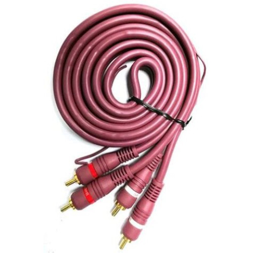 Geeko 2 X RCA Male to Male Audio Cable With Ground