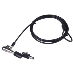 GIZZU Noble Wedge Laptop Lock - Cable Length 1.8m - 2 user keys included