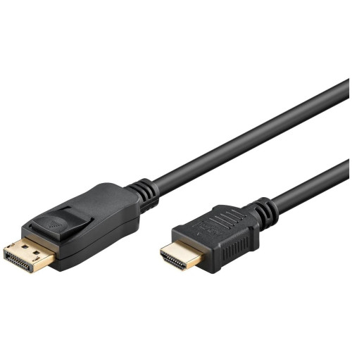 Goobay 3m DisplayPort male (1.2) > HDMI connector male (type A) (1.4)Adapter Cable Goobay 3m DisplayPort male (1.2) > HDMI connector male (type A) (1.4)Adapter Cable