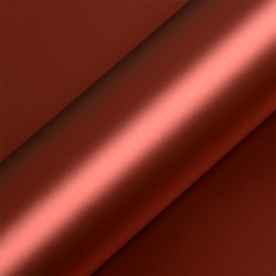 Hexis HX20 Prem Cast Film Satin 1520mm x 25m - Red Aluminium