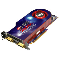 HIS AMD Radeon HD 4890 1GB RAM DDR5 PCIe graphics card, 2x DVI HIS AMD Radeon HD 4890 1GB RAM DDR5 PCIe graphics card, 2x DVI