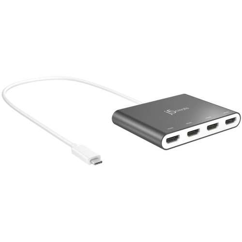 J5 create JCA366 USB-C to 4-Port HDMI Multi-Monitor Adapter
