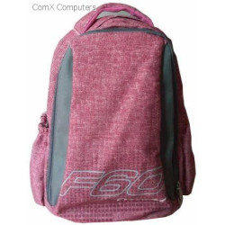Macaroni Laureate Two Tone Pink and Red Student Backpack