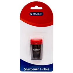 Marlin Plastic Sharpener 1 Hole+Container Marlin Plastic Sharpener 1 Hole+Container