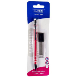 Marlin Clicker Clutch Pencil And Lead Set - Red Marlin Clicker Clutch Pencil And Lead Set - Red
