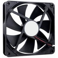 Microworld 140mm chassis fan Black