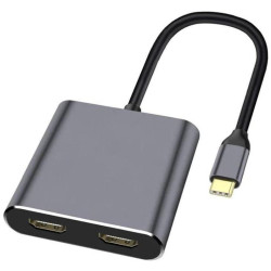 Microworld USB Type-C to Dual 4K HDMI adaptor