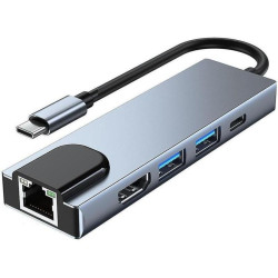 Microworld USB Type-C 5 in 1 Dock Microworld USB Type-C 5 in 1 Dock