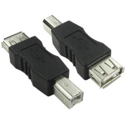 Microworld USB Type-B Male to USB Type-A Female adaptor Microworld USB Type-B Male to USB Type-A Female adaptor
