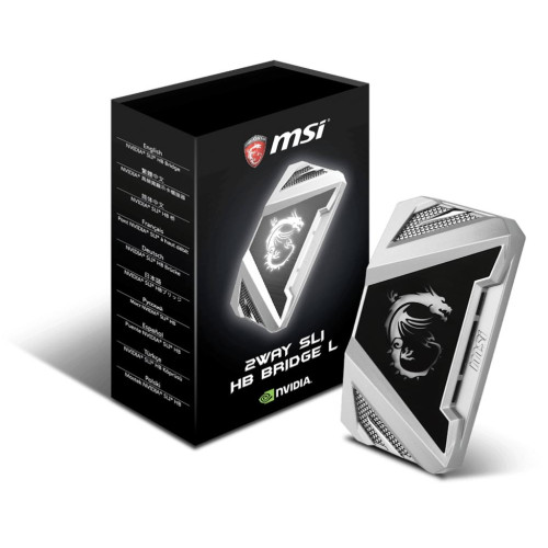Msi 2 way SLI HB Bridge L Silver