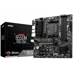 MSI B550M Pro-VDH AMD B550 Chipset AMD Ryzen AM4 socket Motherboard