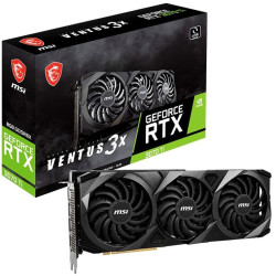 MSI nVidia Geforce RTX 3070 Ti Ventus 3x 8GB GDDR6x OC PCI-e 4.0 x16 Graphics card LHR, DP, HDMI