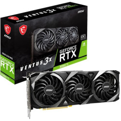 MSI nVidia RTX 3060 Ti Ventus 3X OC LHR 8GB PCI-e 4.0 x16 OC Graphics card, HDMI, DP