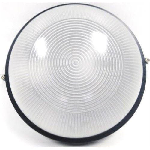Noble Pays Round Bulkhead Large Black Light Fitting