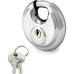 Noble Stainless Steel Disc Padlock - 90mm Padlock Size Noble Stainless Steel Disc Padlock - 90mm Padlock Size